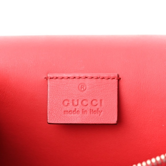 GUCCI  Suede Vitello Velvet Medium Dionysus Shoulder Bag Vulcanic Red - Picture 6 of 12